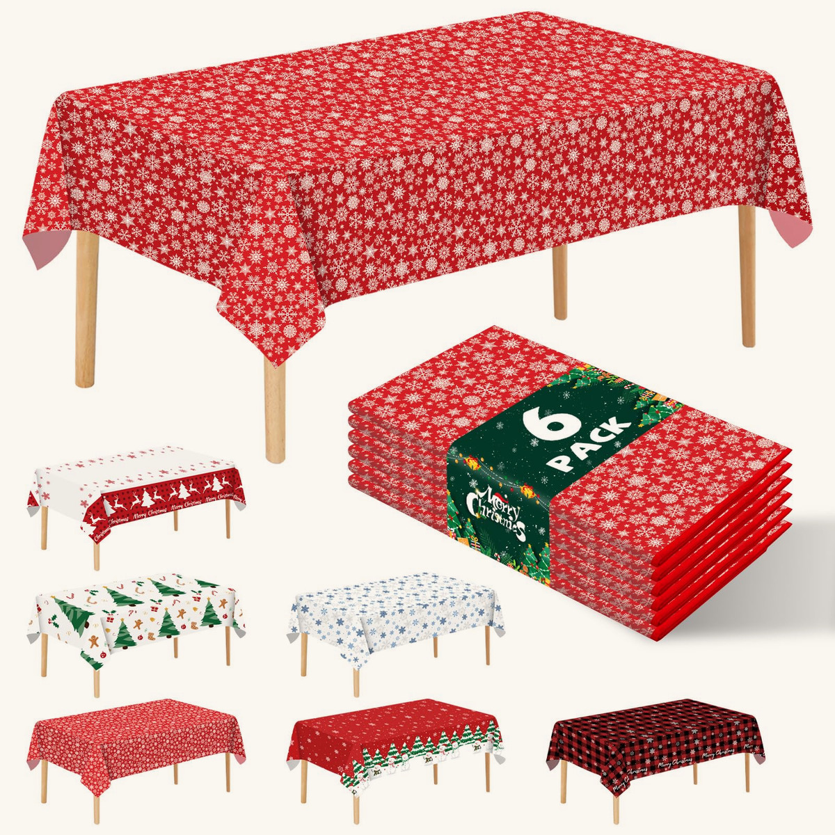 Christmas Snowflake tablecloth